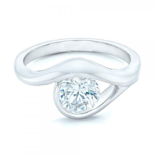 2.50 Carat Gorgeous Round Cut Natural Diamond Engagement Ring