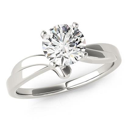 2.50 Carat Solitaire Brilliant Cut Real Diamond Engagement Ring