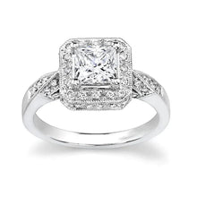 2.50 Carats Princess And Round Natural Diamond Ring