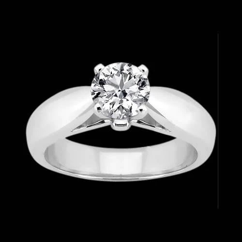 2.50 Carats Real Diamond Solitaire Ring Jewelry New