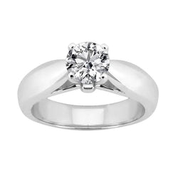 2.50 Carats Real Diamond Solitaire Ring Jewelry New