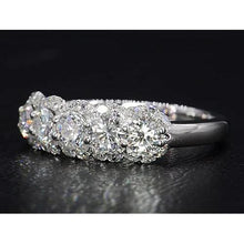 2.50 Carats Round Genuine Diamond Women's  White Gold 14K