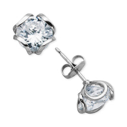 2.50 Ct Real Diamonds Studs Earring Sparkling Round Cut