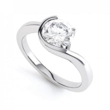 2.50 Ct Round Cut Solitaire Natural Earth Mined Diamond Anniversary Ring