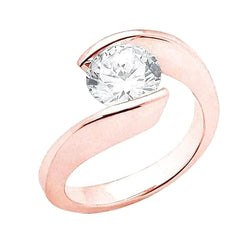 2.50 Ct. Real Natural Earth Mined Diamond Solitaire Engagement Ring Rose Gold New