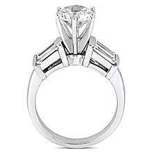 2.51 Carats Genuine Diamond Engagement Ring Jewelry