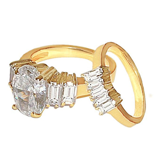 2.51 Ct. Natural Diamonds Engagement Ring Gold Yellow