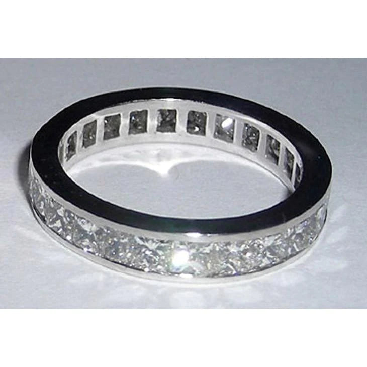 2.60 Carats Princess Cut Gorgeous Real Diamond Band New