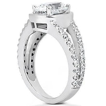 2.67 Ct. Oval Cut Diamond Ring With Accents White Gold