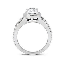 2.67 Ct. Oval Cut Diamond Ring With Accents White Gold
