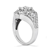 2.72 Ct. Big Real Diamond Ring White Gold Anniversary Jewelry