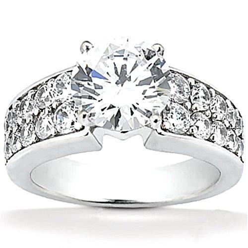 2.75 Carat Nenuine New Natural Earth Mined Diamonds Anniversary Ring White Gold