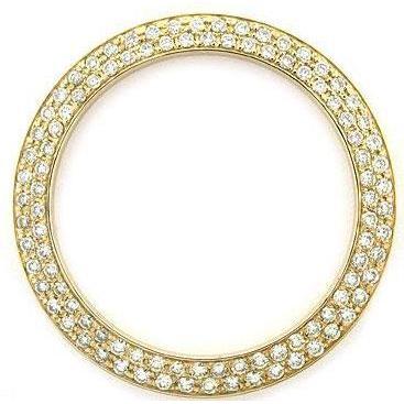 2.75 Carats 36 mm Natural Custom Diamond Bezel To Fit Rolex Daytona All Watch Models