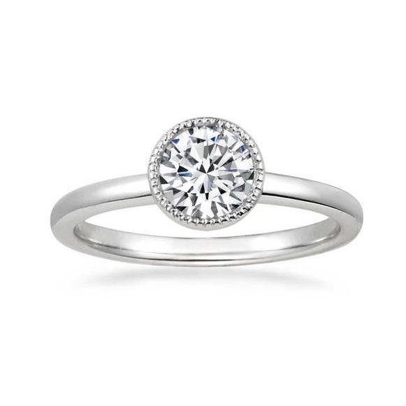 2.85 Carats Brilliant Natural Sparkling Diamond Anniversary Solitaire Ring