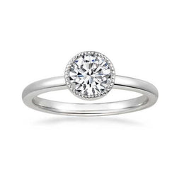 2.85 Carats Brilliant Natural Sparkling Diamond Anniversary Solitaire Ring