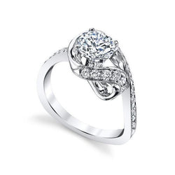 2.85 Carats Gorgeous Round Cut Natural Diamond Engagement Ring