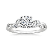2.94 Carats Round And Marquise Cut Real Diamonds Anniversary Ring White Gold