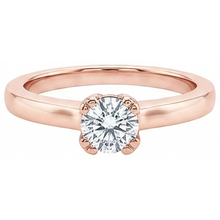 3.01 Ct. Round Real Natural Earth Mined Diamond Solitaire Engagement Ring