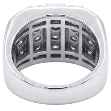 3.75 Carats Mens Natural Earth Mined Diamond Ring White Gold 14K
