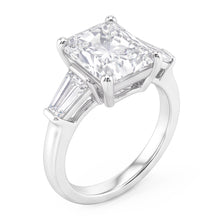 3 Carat Radiant Real Natural Earth Mined Diamond Wedding Ring