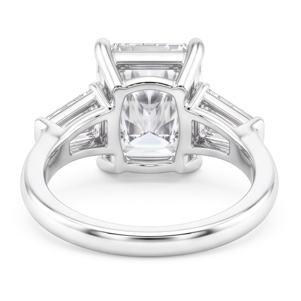 3 Carat Radiant Real Natural Earth Mined Diamond Wedding Ring