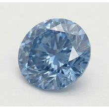 3 Carat Round Cut Blue Enhanced Loose Natural Earth Mined Diamond