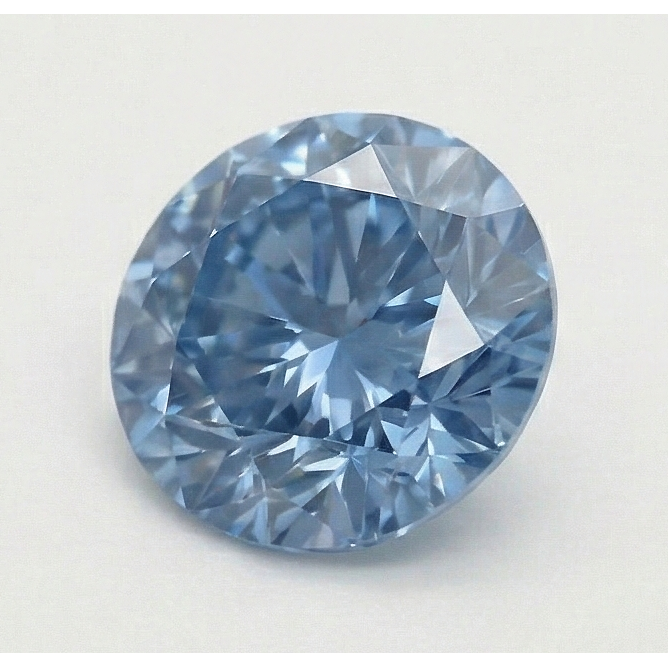 3 Carat Round Cut Blue Enhanced Loose Natural Earth Mined Diamond