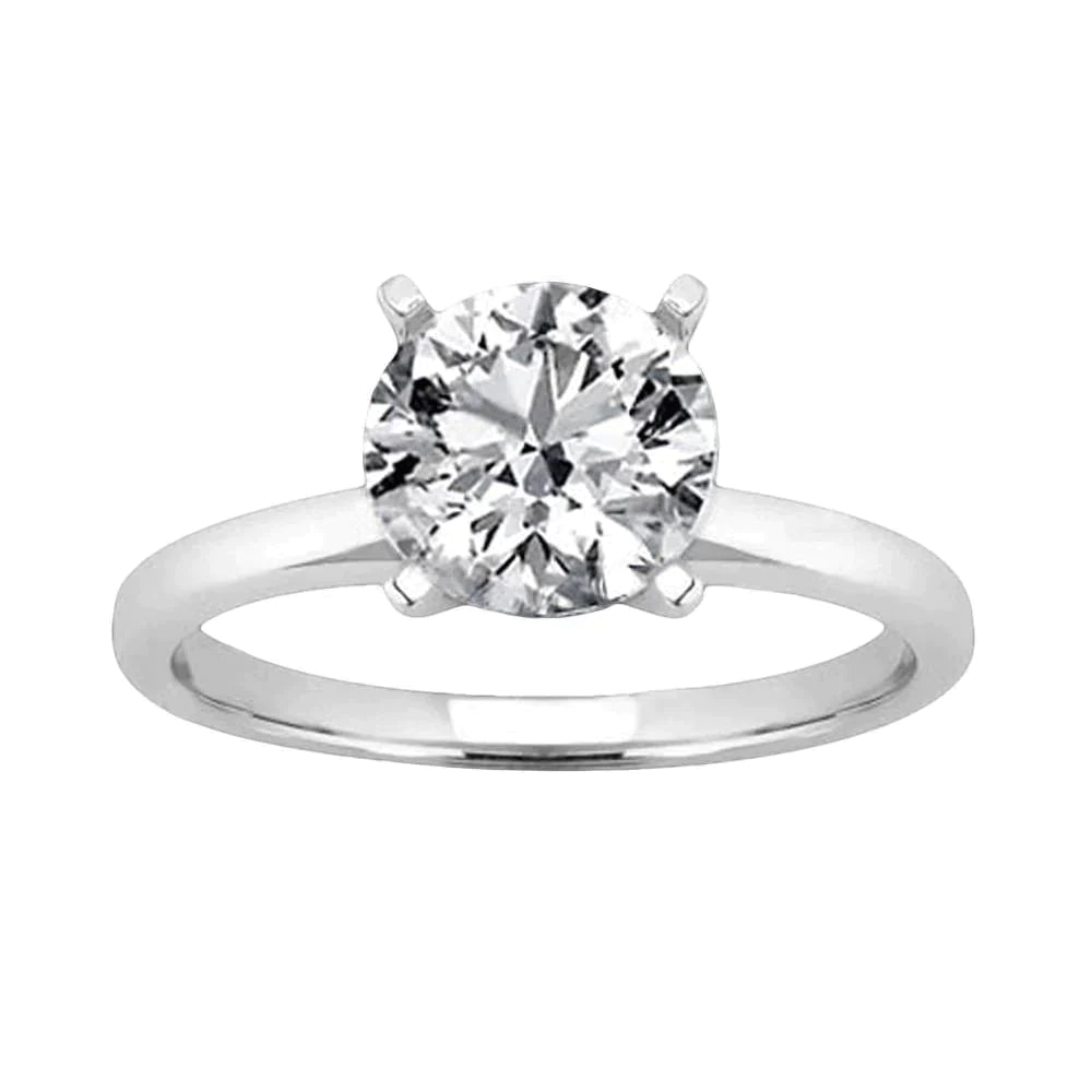 3 Carat Round Natural Diamond Women's Ring