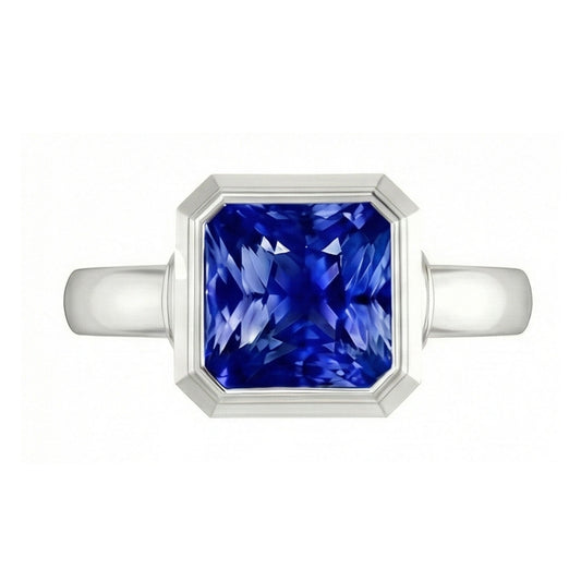 3 Carat Sapphire Engagement Ring