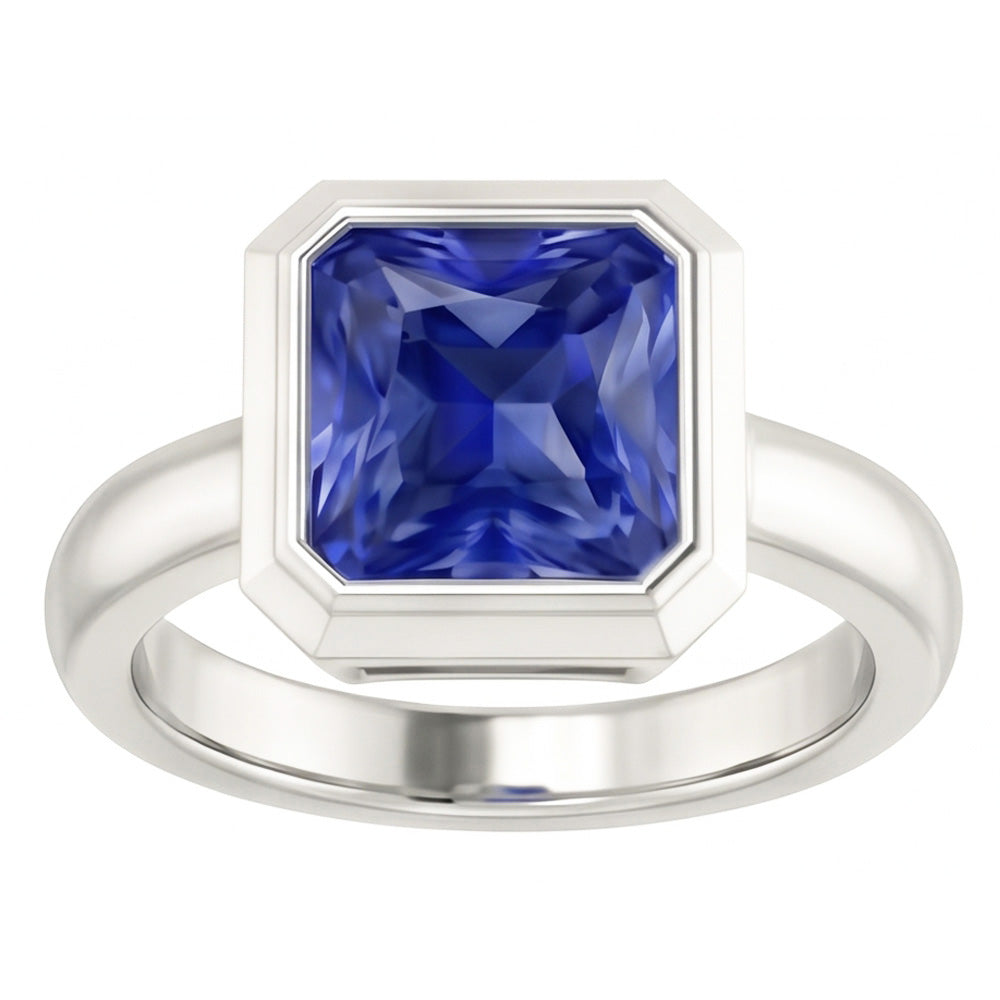3 Carat Sapphire Engagement Ring