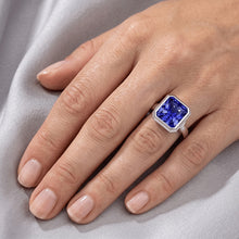 3 Carat Sapphire Engagement Ring