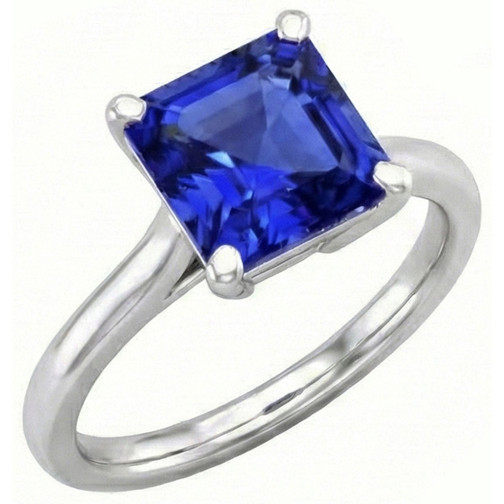 3 Carat Sapphire Gemstone Engagement Ring