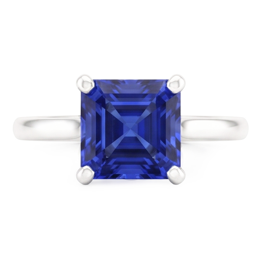 3 Carat Sapphire Gemstone Engagement Ring