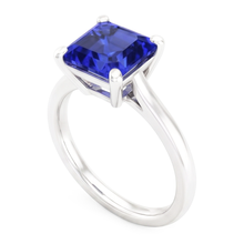 3 Carat Sapphire Gemstone Engagement Ring