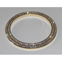 3 Carats Natural Earth Mined Diamond Bezel For Rolex Chopard Tudor Breitling Luxury Watch 34 mm