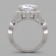 3 Carats Round Antique Style Natural Earth Mined Diamond Wedding Ring Fine Jewellery