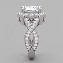 3 Carats Round Antique Style Natural Earth Mined Diamond Wedding Ring Fine Jewellery