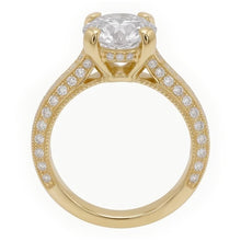 3 Ct Gorgeous Natural Earth Mined Diamond Anniversary Ring Yellow Gold