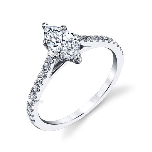 3 Ct Marquise And Round Gorgeous Natural Diamond Engagement Ring