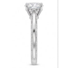 3 Ct Round Cut Solitaire Natural Earth Mined Diamond Antique Style Wedding Ring