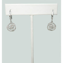 3 Ct Round Diamond Natural Circle Drop Dangle Earring 14K Gold