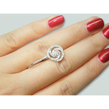 3 Ct Round Diamond Natural Circle Drop Dangle White Gold