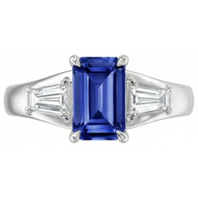 3 Ct Sapphire Wedding Ring