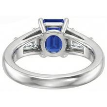 3 Ct Sapphire Wedding Ring
