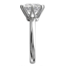 3 Ct Solitaire Round Natural Earth Mined Diamond Engagement Ring White Gold