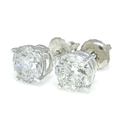 3 Ct Studs Real Diamond Earrings