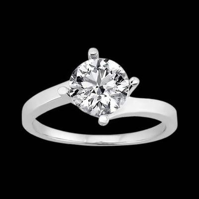 3 Ct.Natural Diamond Engagement Ring  