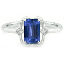 3 Stone Emerald Sapphire Ring Bezel Set Round Natural Earth Mined Diamonds 1.75 Carats