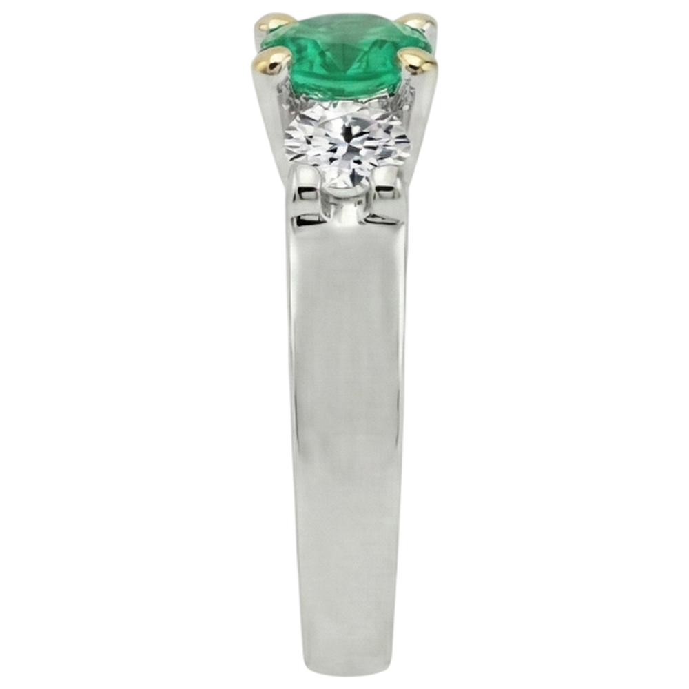Premium Colored Stone Ring 1.50 ct – profile view