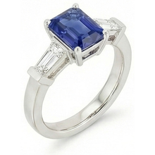 natural emerald sapphire 2.50ct ring side angle